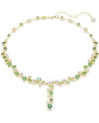 Swarovski - Constella Mixed Cuts Y Necklace - Lyst