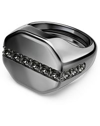 Swarovski - Dextera octagon ring, achteckform, rundschliff - Lyst