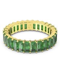 Swarovski - Bague matrix, taille baguette - Lyst