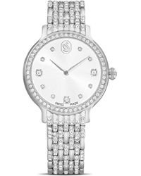 Swarovski - Montre imber, fabriqué en suisse, bracelet en métal, ton argenté, acier inoxydable - Lyst