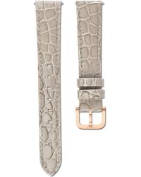 Swarovski - Watch Strap, 16 Mm (0.63" Width, Leather With Stitching, Rose-Tone Finish - Lyst