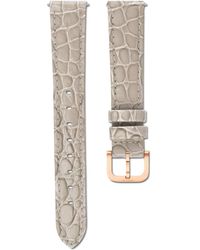 Swarovski - Watch Strap, 16 Mm (0.63" Width, Leather With Stitching, Rose-Tone Finish - Lyst