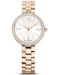 Swarovski - Certa uhr, schweizer produktion, metallarmband - Lyst