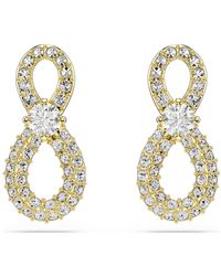 Swarovski - Hyperbola Stud Earrings - Lyst