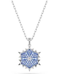 Swarovski - Magic Pendant, Snowflake, Rhodium Plated - Lyst