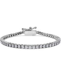 Swarovski - Eternity tennis armband, im labor gezüchteter diamanten 3 ct tw, rundschliff, 18k - Lyst