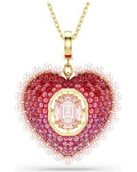 Swarovski - Idyllia anhänger, verschiedene schliffe, herz - Lyst