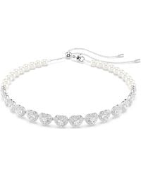 Swarovski - Verstellbare Kristallperlen-Halskette - Lyst