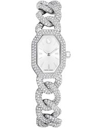 Swarovski - Dextera chain uhr, schweizer produktion, kristallarmband - Lyst