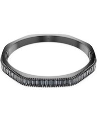 Swarovski - Matrix Baguette-Cut Bracelet, Size Large - Lyst