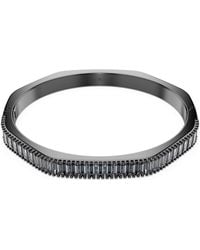 Swarovski - Matrix Baguette-Cut Bracelet, Size Large - Lyst