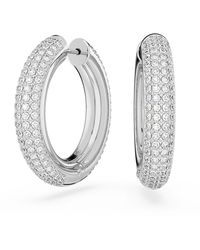 Swarovski - Pendientes de Aro Pequeños dextera para Mujer - Lyst