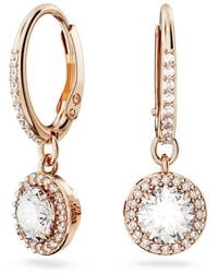 Swarovski - Runde Engelsohrringe - Lyst