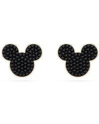 Swarovski - Mickey & Minnie Stud Earrings, Rose-Tone Plated - Lyst