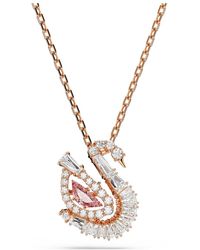 Swarovski - Swan anhänger, verschiedene schliffe, schwan - Lyst