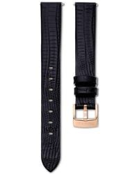 Swarovski - Watch Strap, 13 Mm (0.51" Width, Leather, Rose-Tone Finish - Lyst