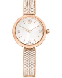 Swarovski - Reloj illumina, fabricado en suiza, brazalete de metal - Lyst