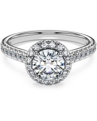 Swarovski - Eternity Halo Solitaire Ring - Lyst