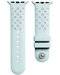 Swarovski - Watch Strap, Silicone With Stitching, Stainless Steel - Lyst