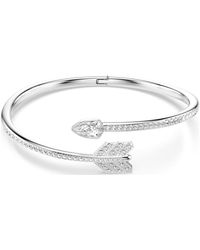 Swarovski - Idyllia Mixed Cuts Arrow Bangle - Lyst
