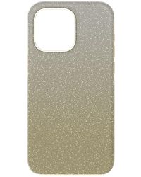 Swarovski - Custodia per smartphone high, sfumatura di colore, iphone® 15 pro max, tono dorato - Lyst
