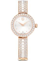 Swarovski - Orologio matrix pearl bangle, fabbricato in svizzera, bracciale in cristallo - Lyst