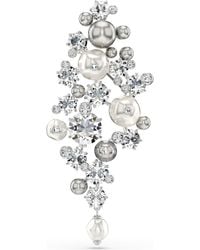 Swarovski - Constella Crystal Pearl Brooch - Lyst