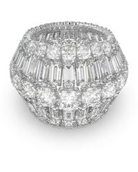 Swarovski - Hyperbola Cocktail Ring, Size 58 - Lyst