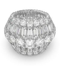 Swarovski - Anillo de cóctel hyperbola - Lyst