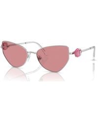 Swarovski - Sunglasses, Cat-Eye Shape, Sk7003 - Lyst