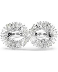 Swarovski - Hyperbola Infinity Cocktail Ring, Size 58 - Lyst
