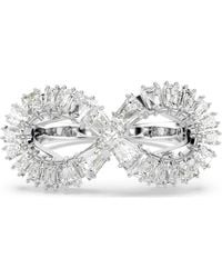 Swarovski - Hyperbola Infinity Cocktail Ring, Size 58 - Lyst