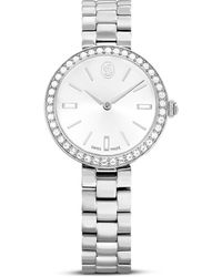 Swarovski - Certa uhr, schweizer produktion, metallarmband - Lyst