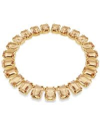Swarovski - Millenia Oversized Octagon Cut Tennis Necklace - Lyst