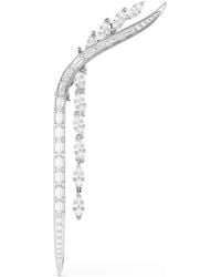 Swarovski - Mesmera Brooch, Mixed Cuts, Rhodium Plated - Lyst