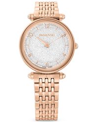 Swarovski - Crystalline wonder uhr, schweizer produktion, metallarmband - Lyst