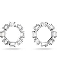 Swarovski - Millenia Large Circle Earrings - Lyst