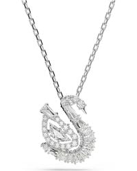 Swarovski - Swan Pendant, Mixed Cuts, Swan - Lyst