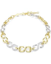 Swarovski - Dextera halskette, rundschliff, kette - Lyst