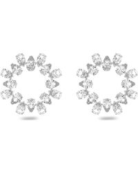 Swarovski - Millenia Large Circle Earrings - Lyst