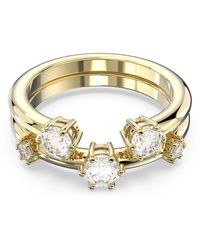 Swarovski - Juego de 2 Anillos constella - Lyst