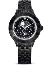 Swarovski - Octea Moon Watch, Swiss Made, Moon, Metal Bracelet, Finish - Lyst