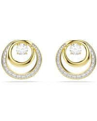 Swarovski - Hyperbola Stud Earrings - Lyst