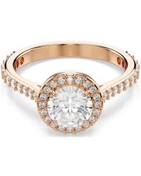 Swarovski - Constella cocktailring, rundschliff, pavé - Lyst