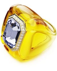 Swarovski - Anello cocktail dulcis, taglio cushion, pavé - Lyst