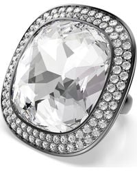 Swarovski - Una Angelic Cocktail Ring - Lyst