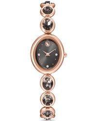 Swarovski - Imber Oval Watch, Swiss Made, Metal Bracelet, Rose-Tone Finish - Lyst