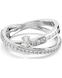 Swarovski - Anillo twist wrap - Lyst