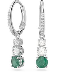 Swarovski - Attract trilogy drop-ohrhänger - Lyst