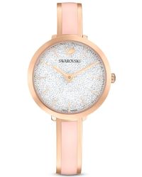 Swarovski - Reloj crystalline delight, fabricado en suiza, brazalete de metal - Lyst